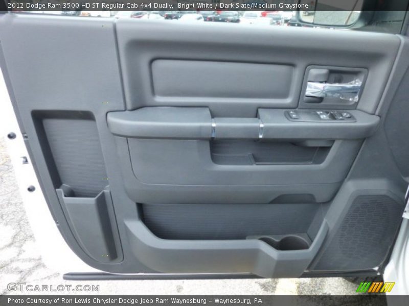 Bright White / Dark Slate/Medium Graystone 2012 Dodge Ram 3500 HD ST Regular Cab 4x4 Dually