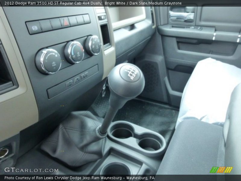Bright White / Dark Slate/Medium Graystone 2012 Dodge Ram 3500 HD ST Regular Cab 4x4 Dually