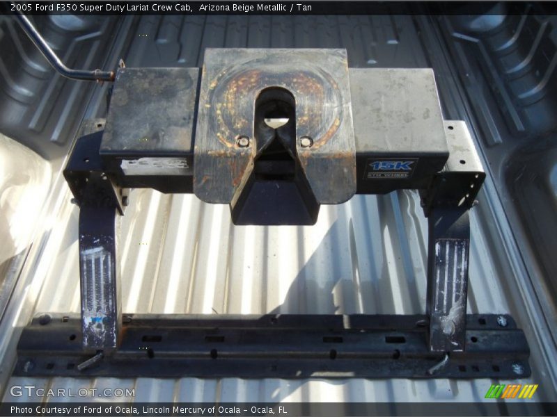 Arizona Beige Metallic / Tan 2005 Ford F350 Super Duty Lariat Crew Cab
