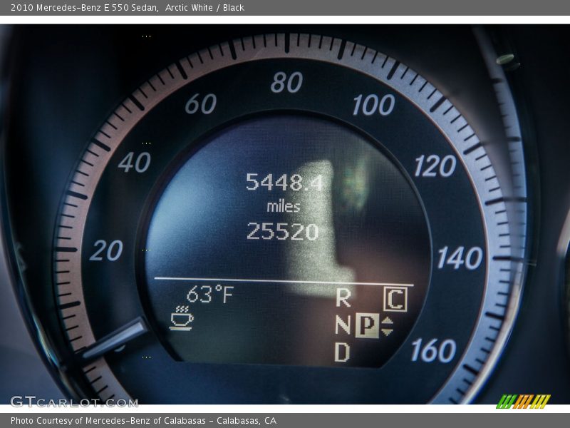 Arctic White / Black 2010 Mercedes-Benz E 550 Sedan