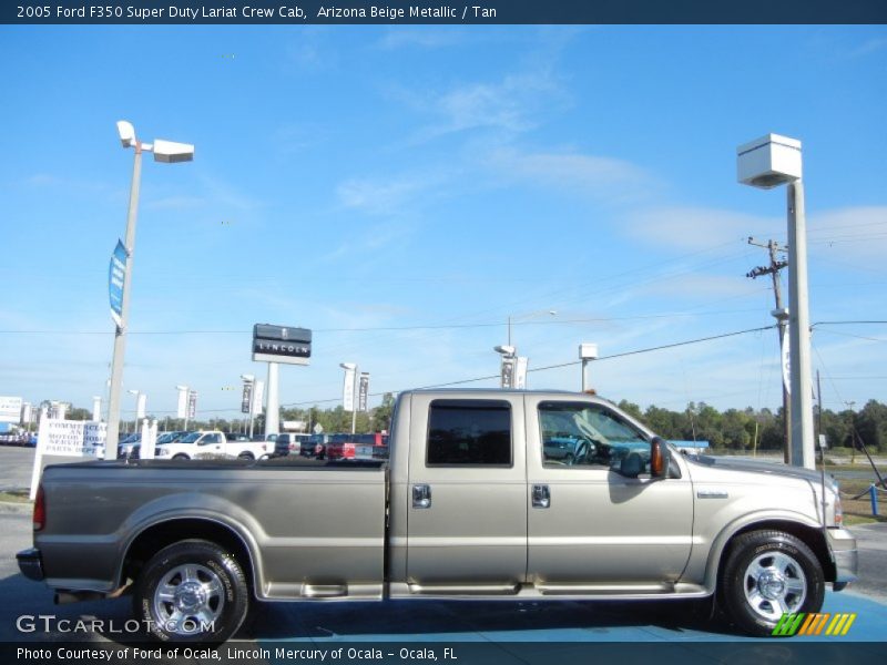  2005 F350 Super Duty Lariat Crew Cab Arizona Beige Metallic