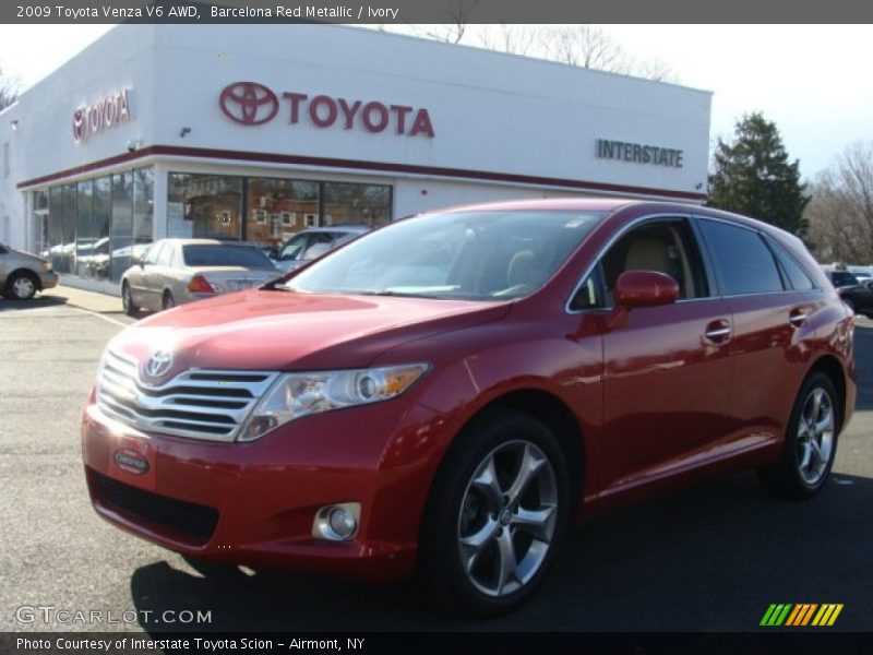 Barcelona Red Metallic / Ivory 2009 Toyota Venza V6 AWD
