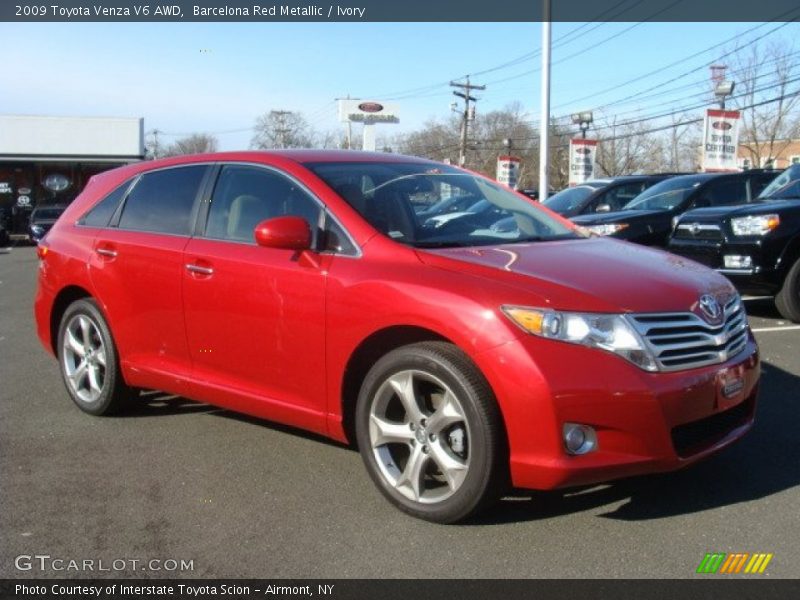 Barcelona Red Metallic / Ivory 2009 Toyota Venza V6 AWD