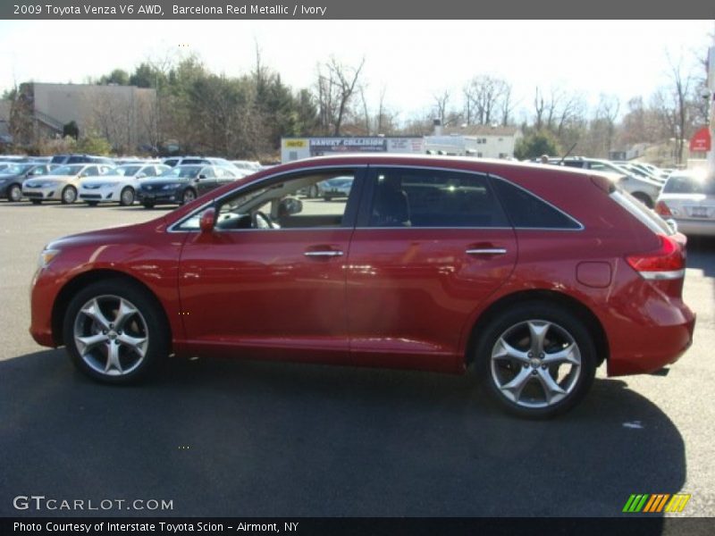 Barcelona Red Metallic / Ivory 2009 Toyota Venza V6 AWD