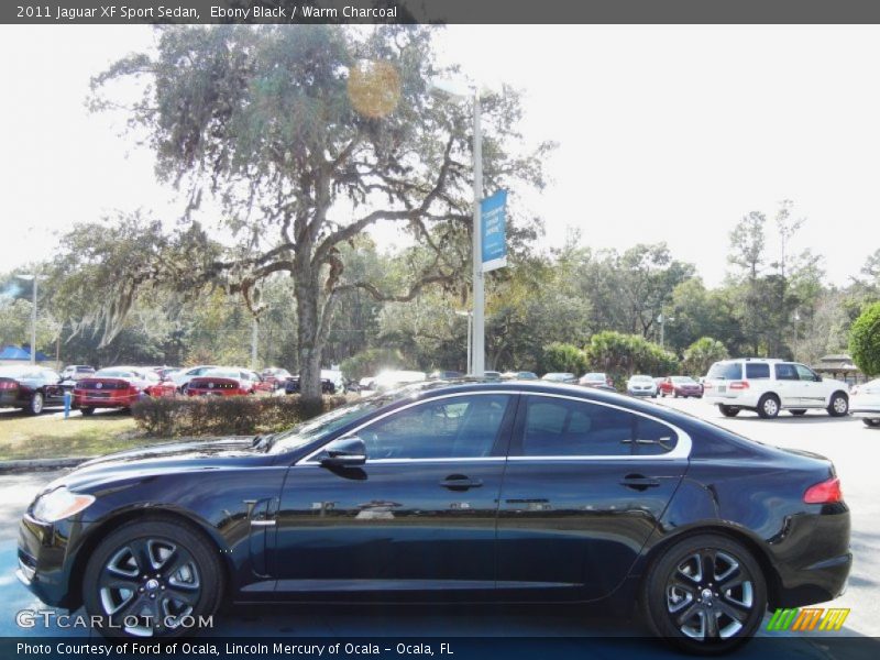 Ebony Black / Warm Charcoal 2011 Jaguar XF Sport Sedan