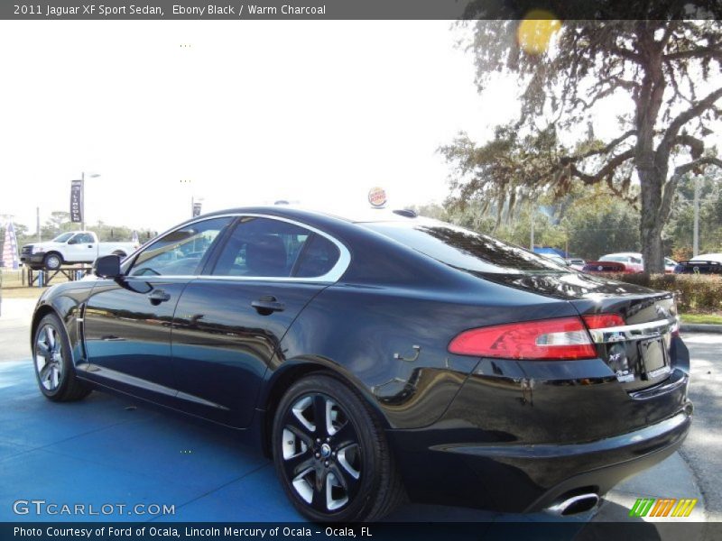 Ebony Black / Warm Charcoal 2011 Jaguar XF Sport Sedan