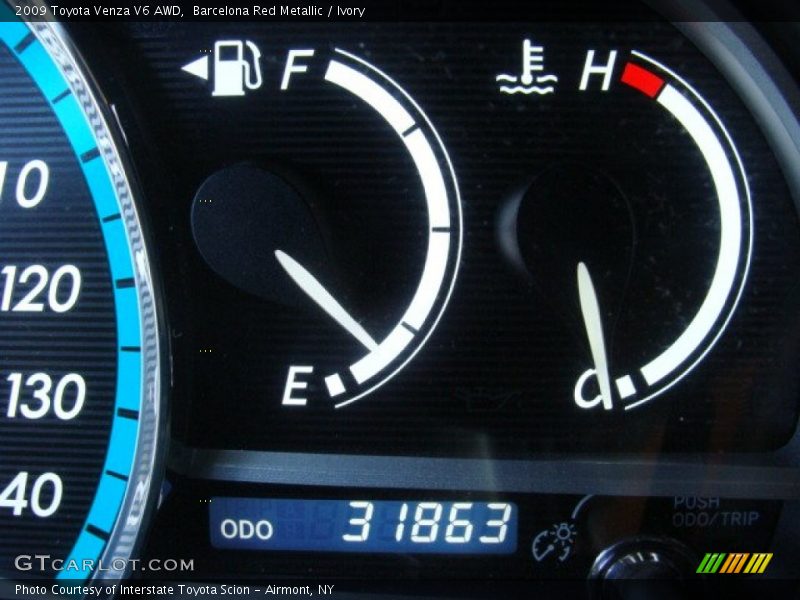 Barcelona Red Metallic / Ivory 2009 Toyota Venza V6 AWD