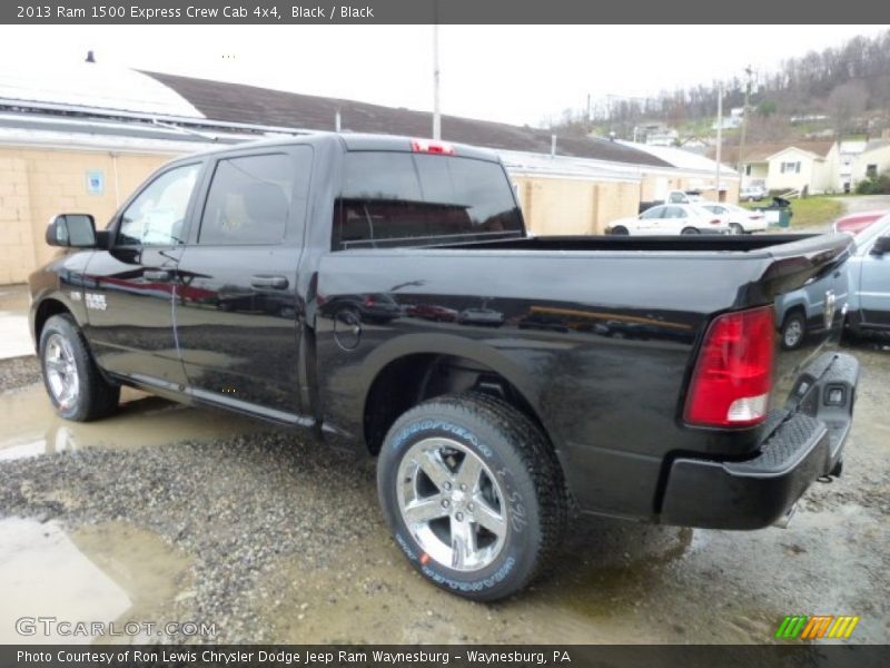 Black / Black 2013 Ram 1500 Express Crew Cab 4x4