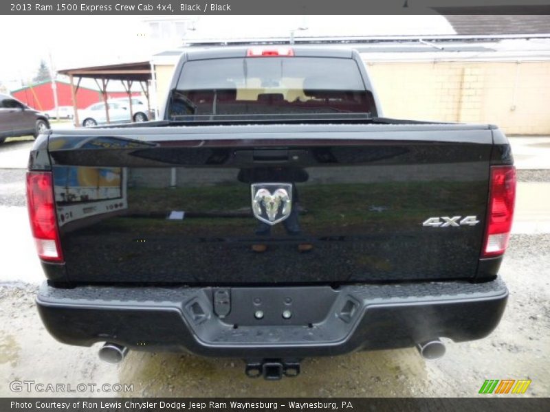 Black / Black 2013 Ram 1500 Express Crew Cab 4x4