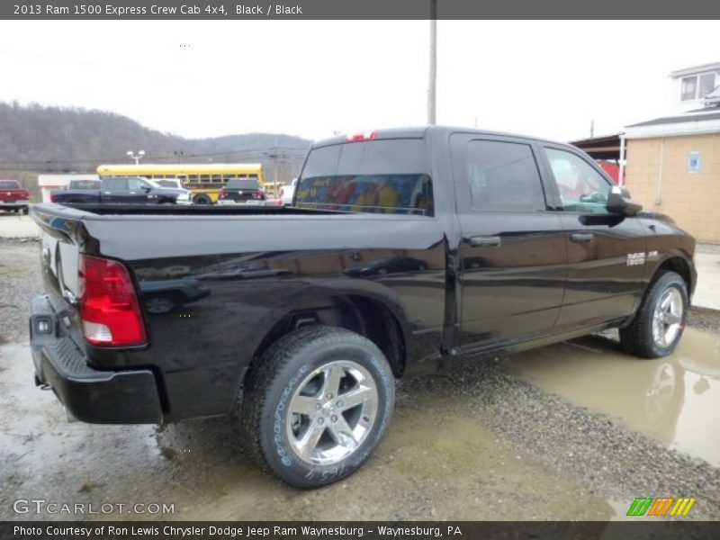 Black / Black 2013 Ram 1500 Express Crew Cab 4x4