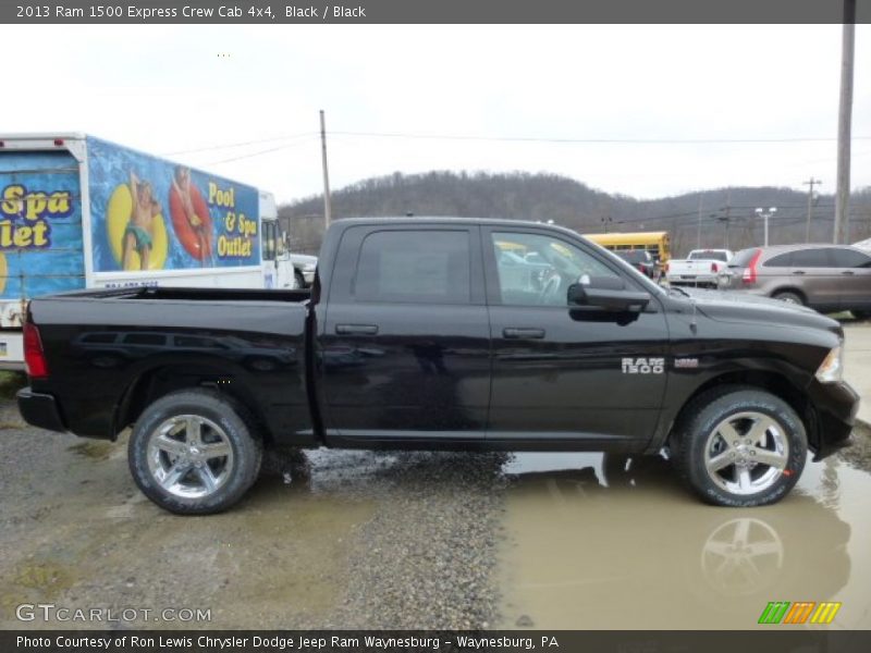 Black / Black 2013 Ram 1500 Express Crew Cab 4x4