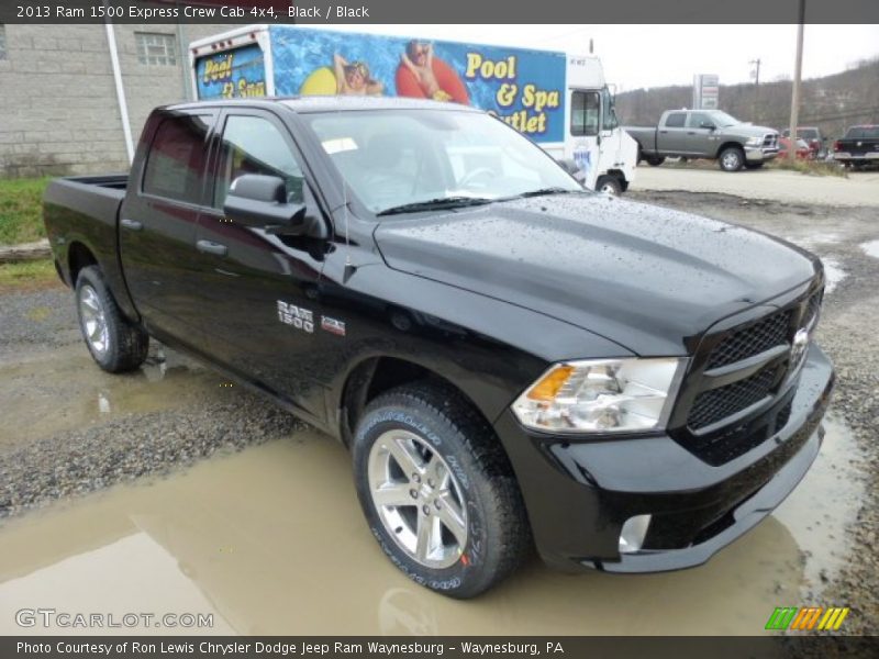 Black / Black 2013 Ram 1500 Express Crew Cab 4x4