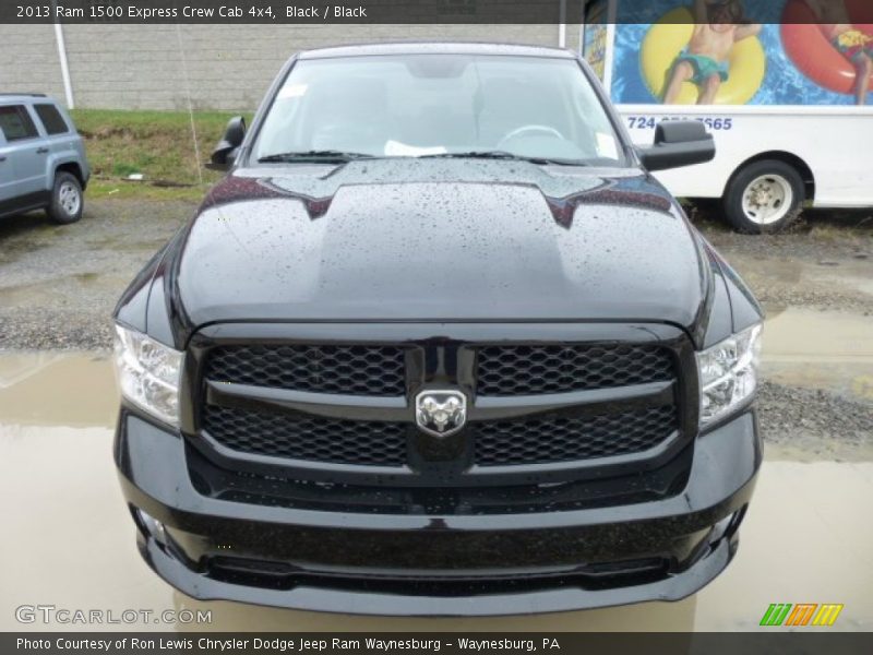 Black / Black 2013 Ram 1500 Express Crew Cab 4x4