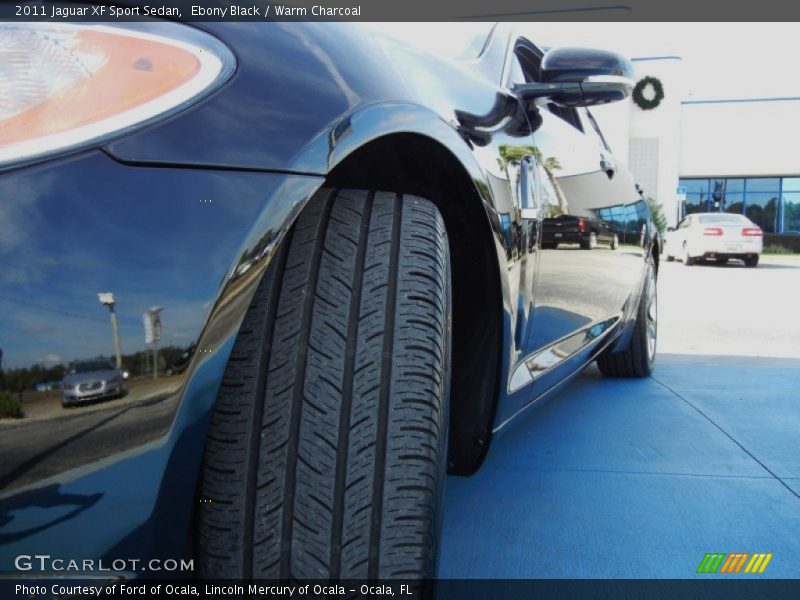 Ebony Black / Warm Charcoal 2011 Jaguar XF Sport Sedan