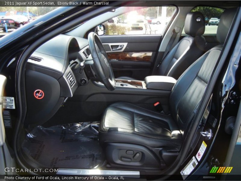 Front Seat of 2011 XF Sport Sedan
