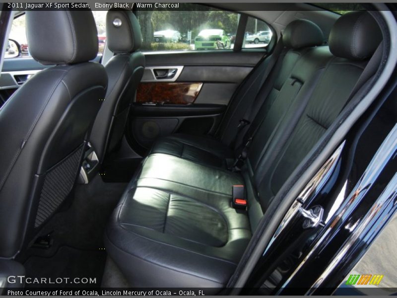 Rear Seat of 2011 XF Sport Sedan