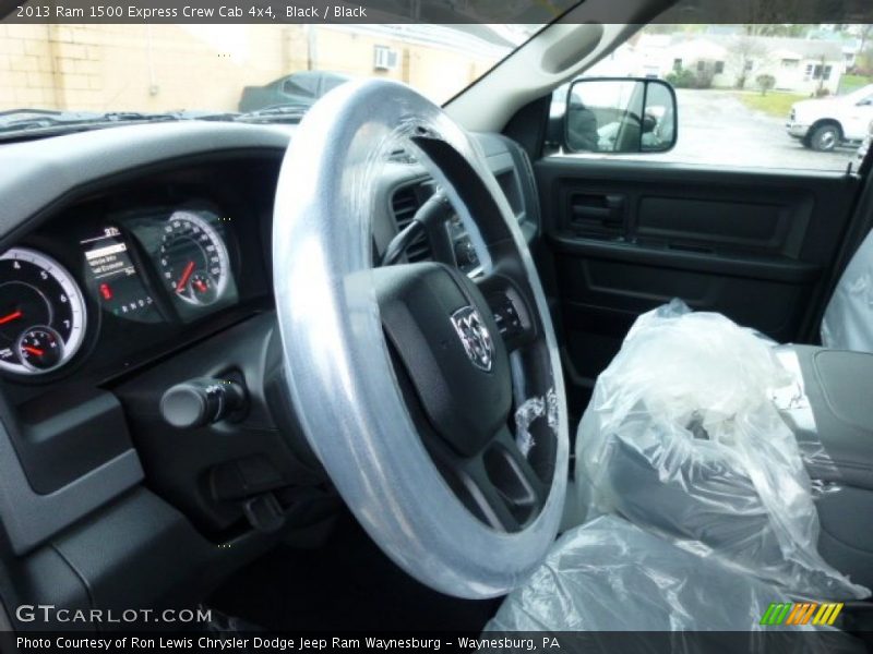 Black / Black 2013 Ram 1500 Express Crew Cab 4x4