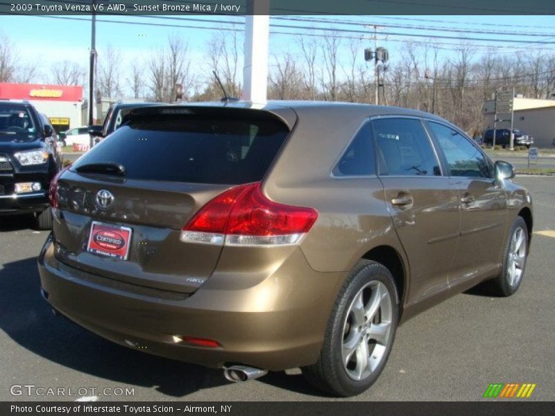 Sunset Bronze Mica / Ivory 2009 Toyota Venza V6 AWD