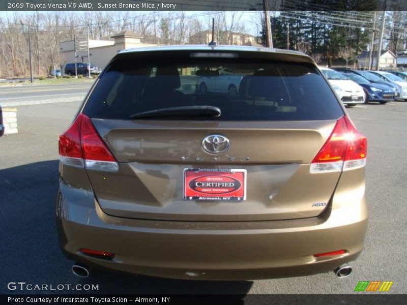 Sunset Bronze Mica / Ivory 2009 Toyota Venza V6 AWD