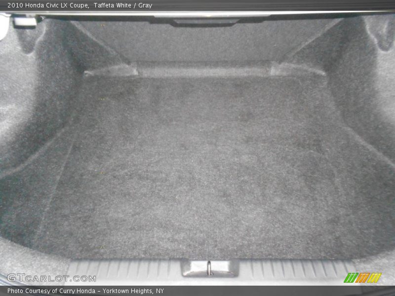 Taffeta White / Gray 2010 Honda Civic LX Coupe