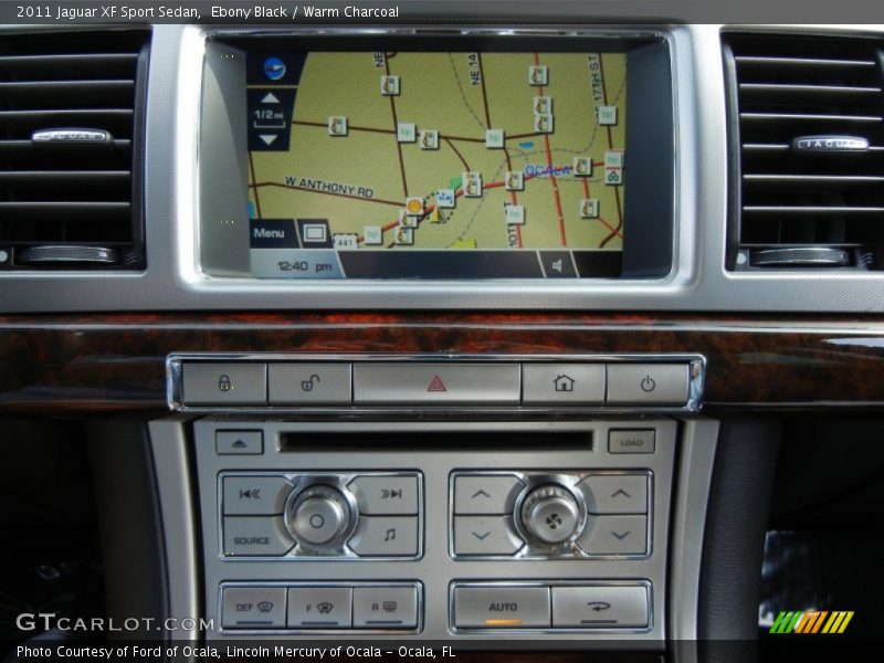 Navigation of 2011 XF Sport Sedan