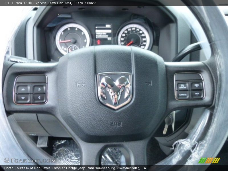 Black / Black 2013 Ram 1500 Express Crew Cab 4x4