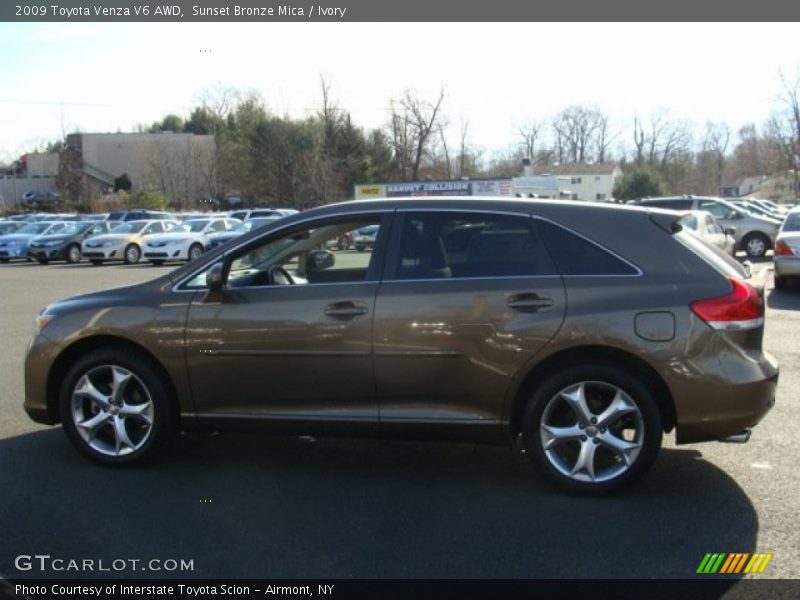 Sunset Bronze Mica / Ivory 2009 Toyota Venza V6 AWD