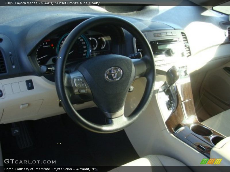 Sunset Bronze Mica / Ivory 2009 Toyota Venza V6 AWD