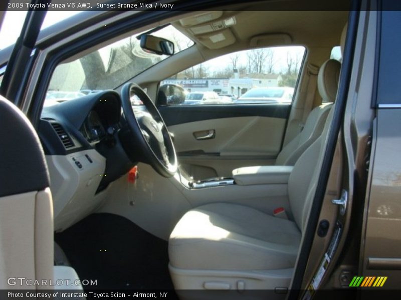 Sunset Bronze Mica / Ivory 2009 Toyota Venza V6 AWD