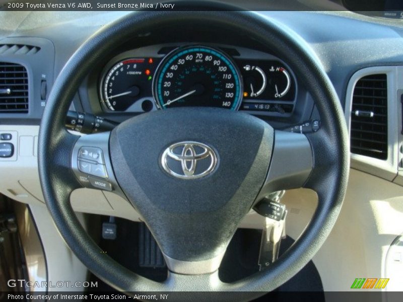 Sunset Bronze Mica / Ivory 2009 Toyota Venza V6 AWD