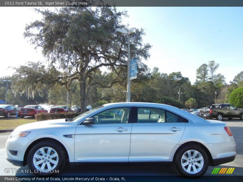 Ingot Silver / Light Stone 2011 Ford Taurus SE