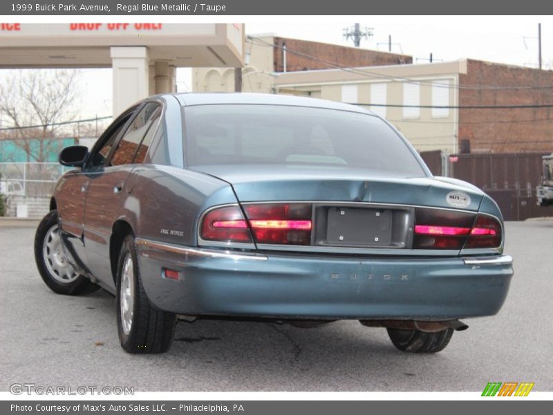 Regal Blue Metallic / Taupe 1999 Buick Park Avenue