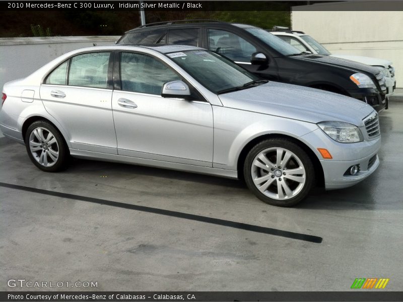 Iridium Silver Metallic / Black 2010 Mercedes-Benz C 300 Luxury