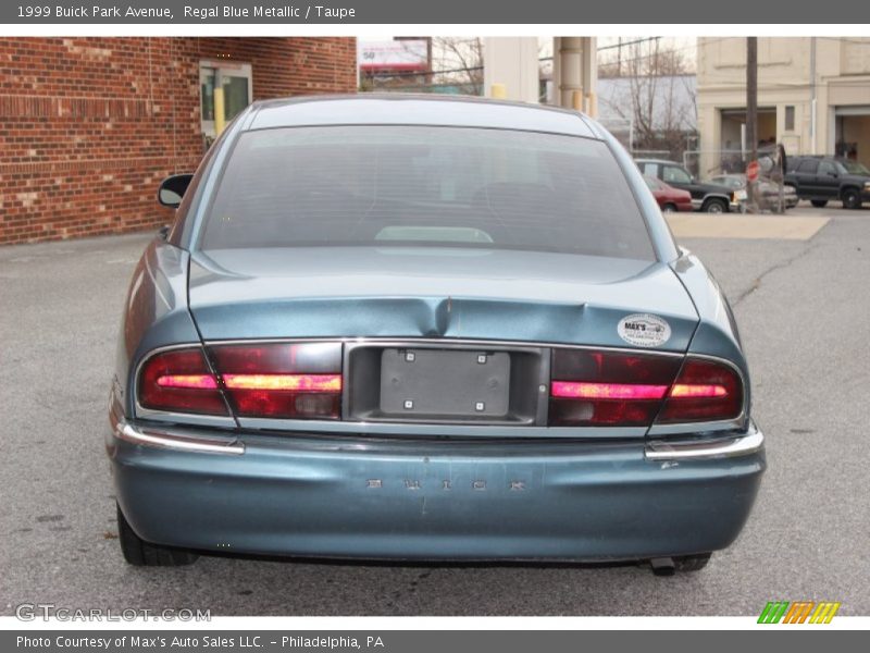 Regal Blue Metallic / Taupe 1999 Buick Park Avenue