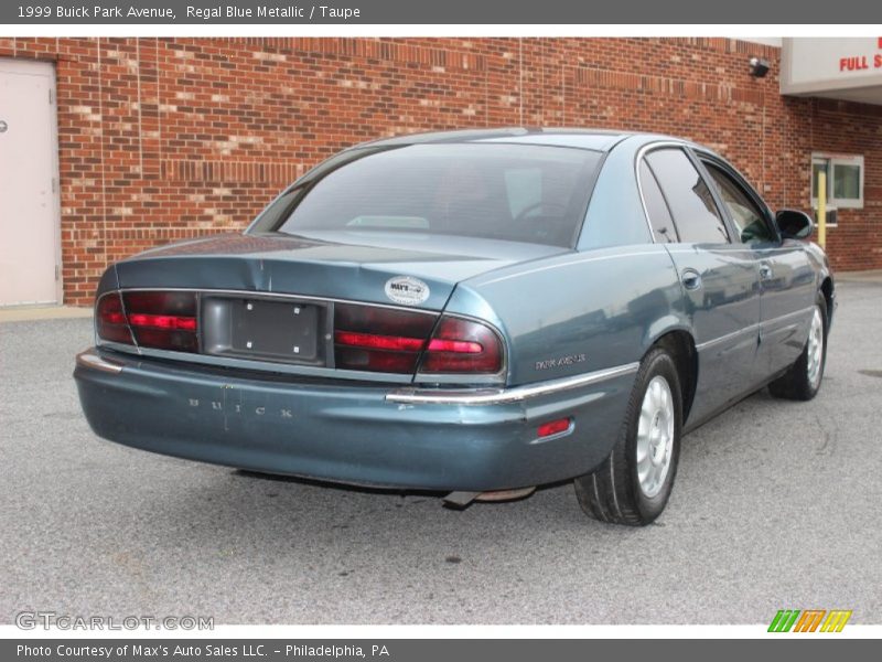 Regal Blue Metallic / Taupe 1999 Buick Park Avenue