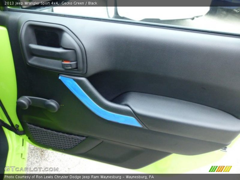 Gecko Green / Black 2013 Jeep Wrangler Sport 4x4