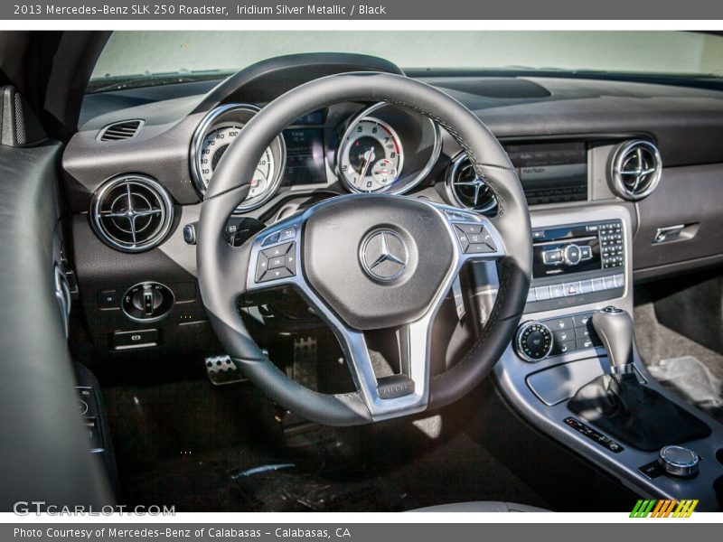 Iridium Silver Metallic / Black 2013 Mercedes-Benz SLK 250 Roadster