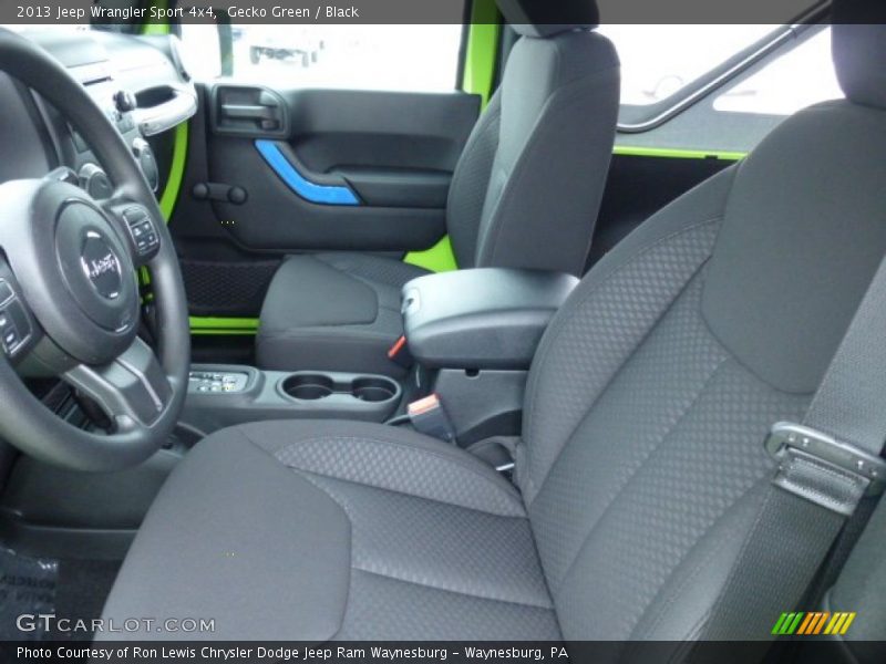 Gecko Green / Black 2013 Jeep Wrangler Sport 4x4