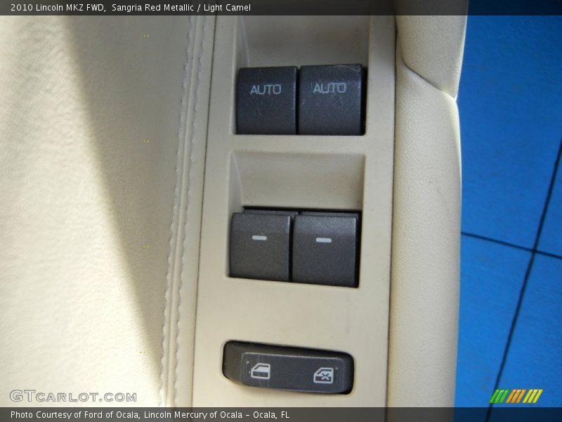 Sangria Red Metallic / Light Camel 2010 Lincoln MKZ FWD
