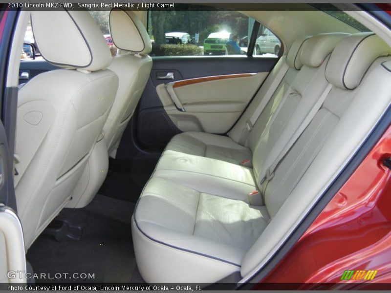 Sangria Red Metallic / Light Camel 2010 Lincoln MKZ FWD