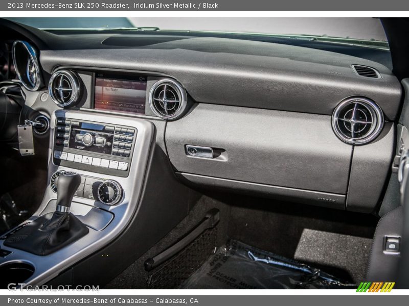 Iridium Silver Metallic / Black 2013 Mercedes-Benz SLK 250 Roadster