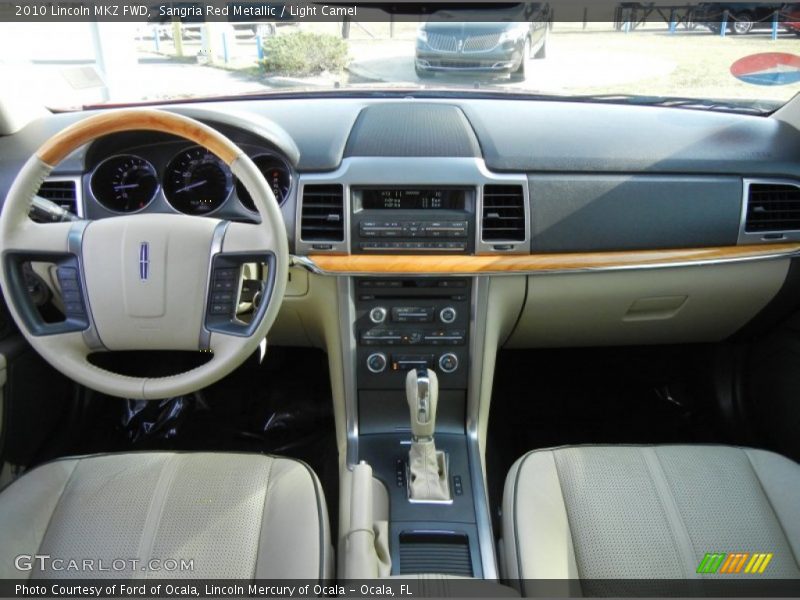 Sangria Red Metallic / Light Camel 2010 Lincoln MKZ FWD