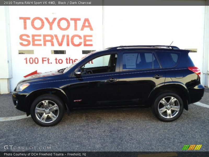 Black / Dark Charcoal 2010 Toyota RAV4 Sport V6 4WD
