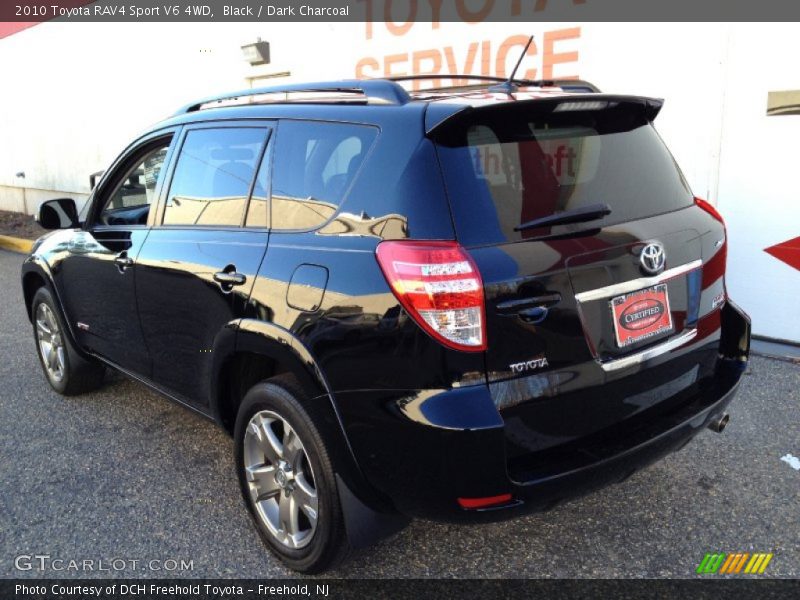 Black / Dark Charcoal 2010 Toyota RAV4 Sport V6 4WD