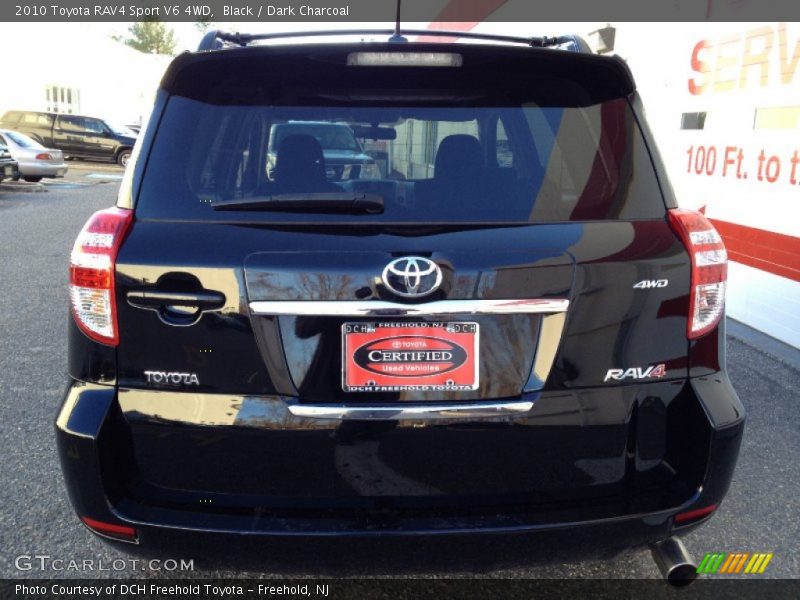 Black / Dark Charcoal 2010 Toyota RAV4 Sport V6 4WD