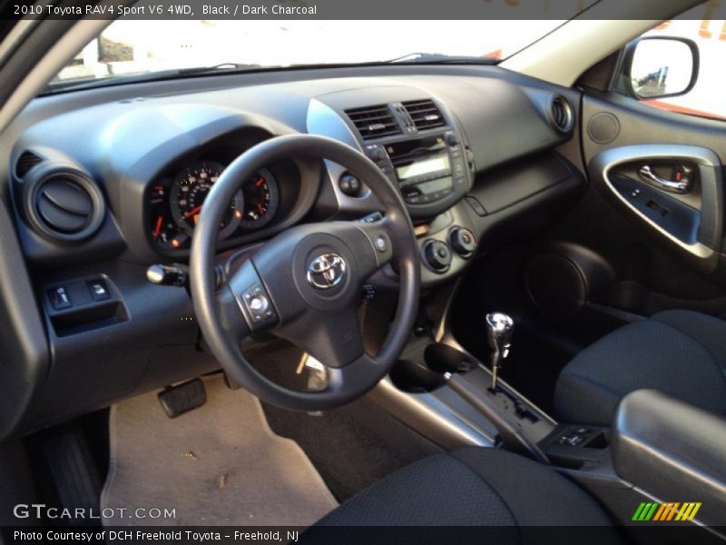 Black / Dark Charcoal 2010 Toyota RAV4 Sport V6 4WD