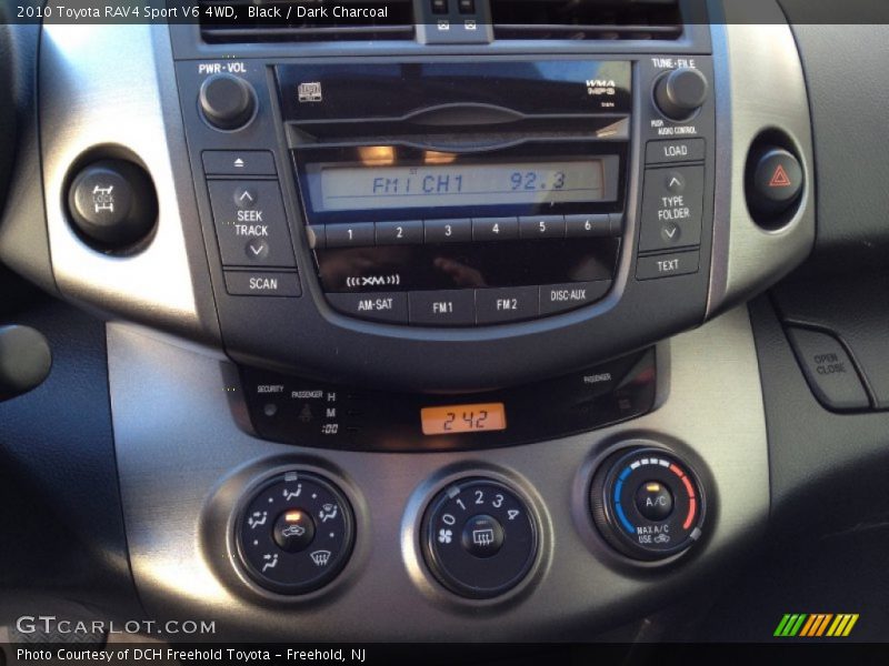 Black / Dark Charcoal 2010 Toyota RAV4 Sport V6 4WD