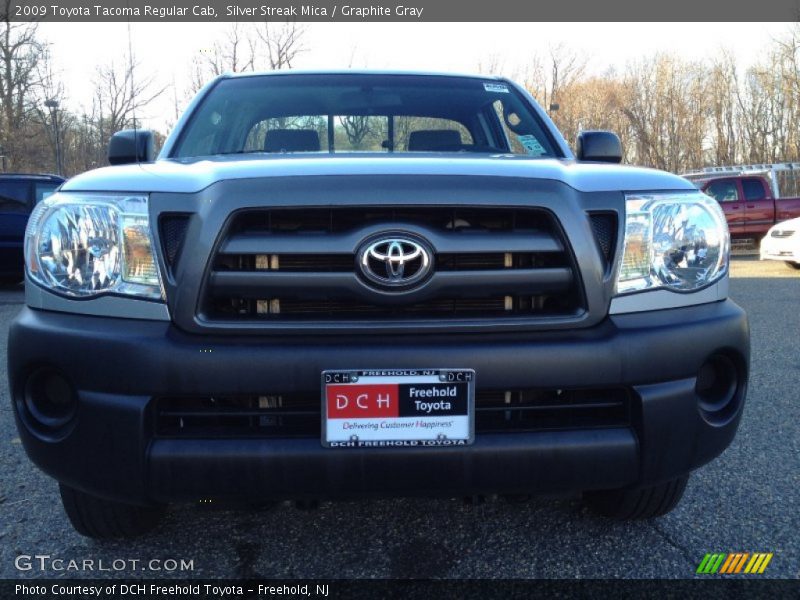 Silver Streak Mica / Graphite Gray 2009 Toyota Tacoma Regular Cab