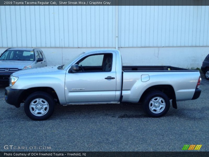 Silver Streak Mica / Graphite Gray 2009 Toyota Tacoma Regular Cab