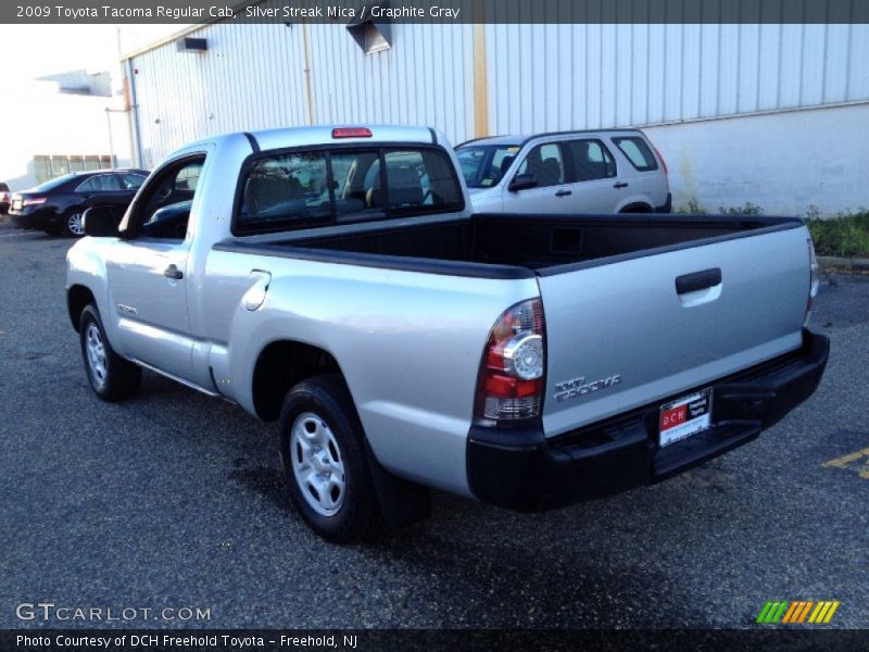 Silver Streak Mica / Graphite Gray 2009 Toyota Tacoma Regular Cab